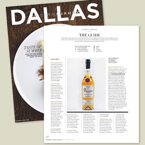 Modern Luxury Dallas on Fuenteseca Reserva Tequila 21: “Connoisseurs Will Flip”